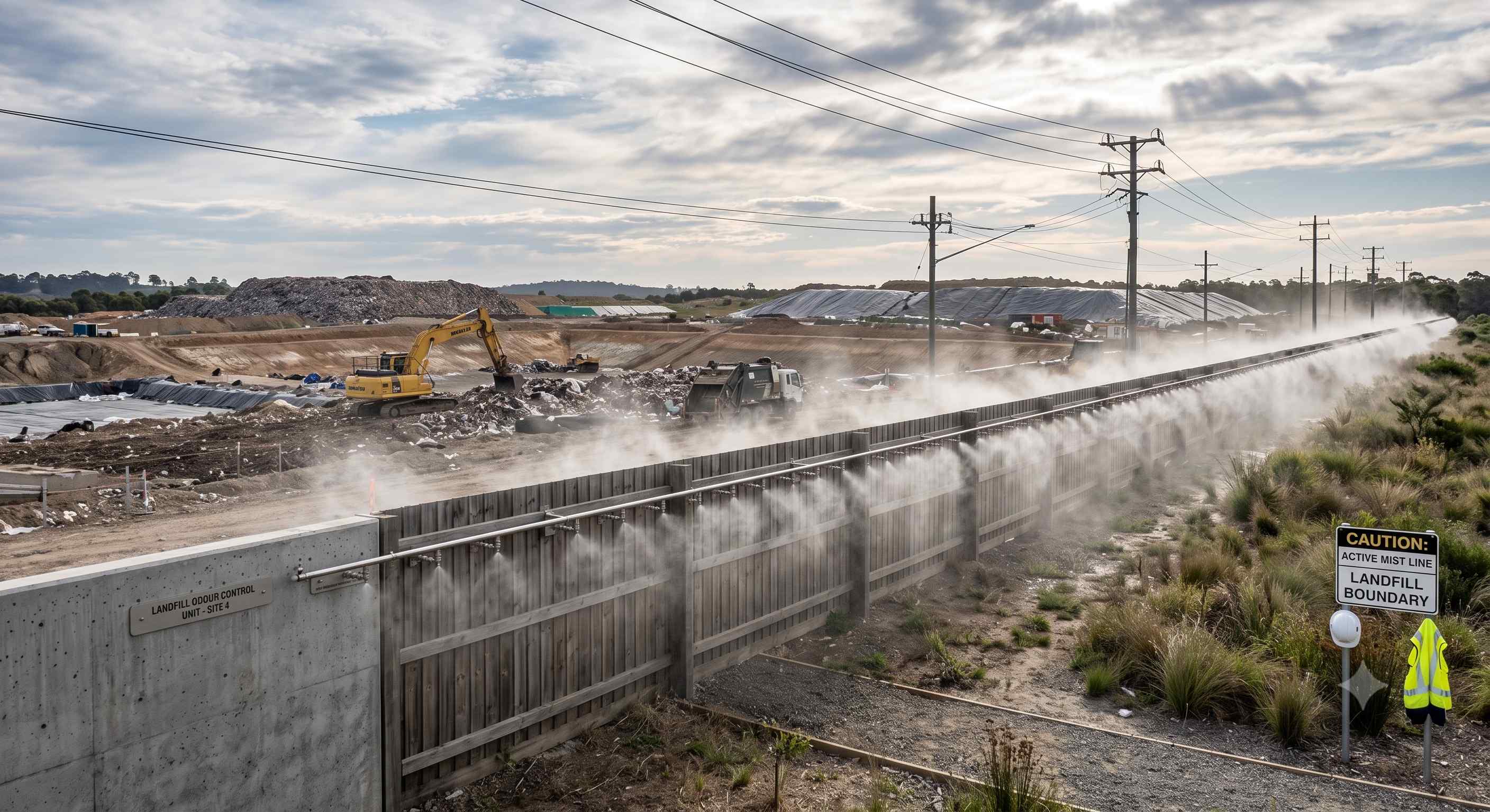 Aqualus Landfill-Adjacent Odour Control for Residential Communities in Hyderabad project